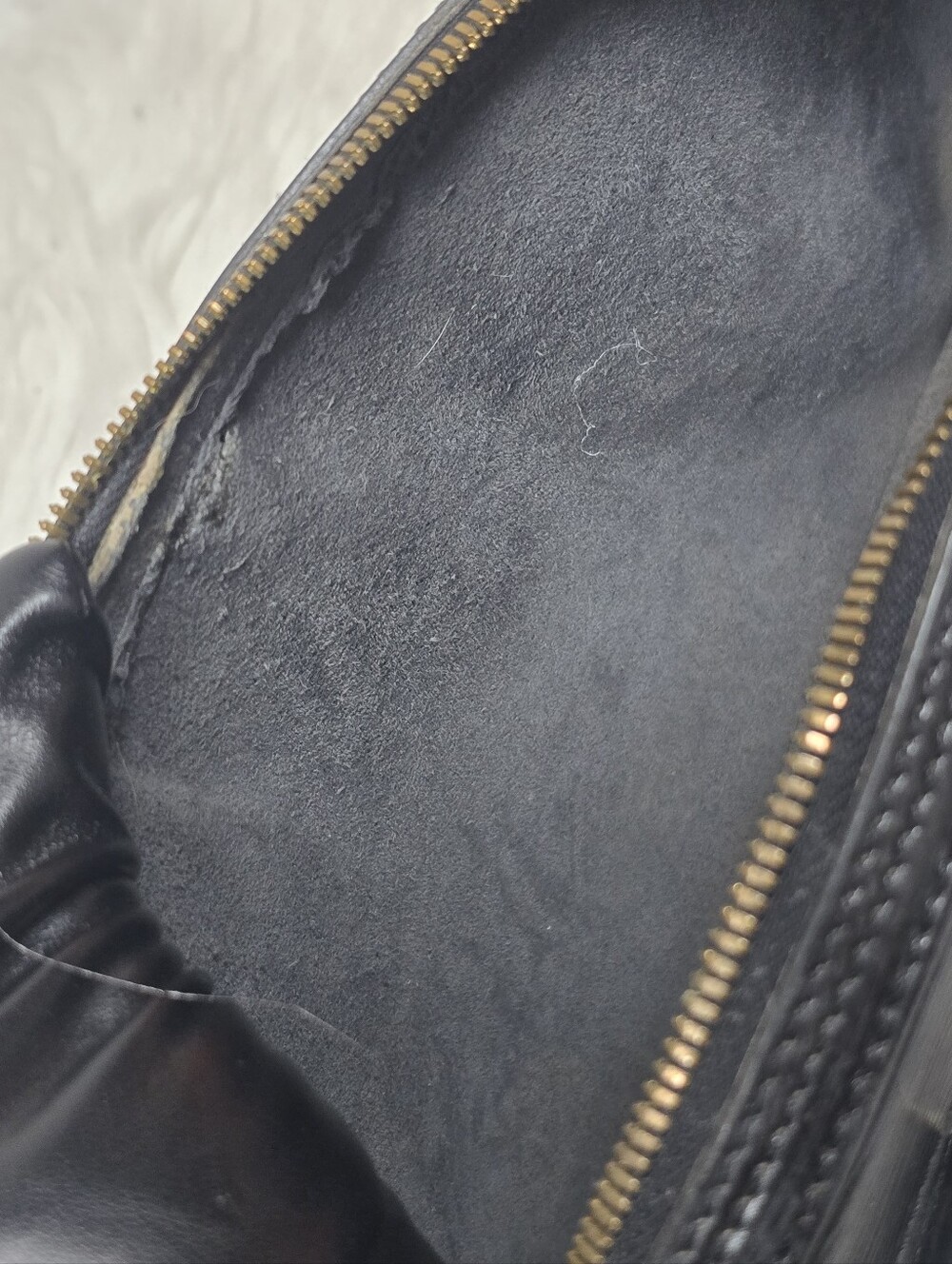 Louis Vuitton Black Epi Leather Dome Satchel with Gold Hardware - Picture 13 of 15